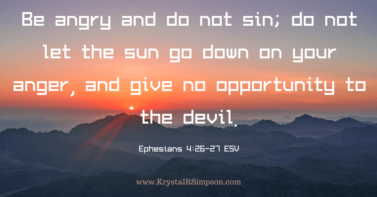 Deal With Anger Without Losing Joy| Krystal R Simpson